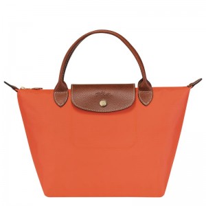 Bolsa de Mano Longchamp Le Pliage Original S Mujer Naranjas | TZDC-38704