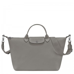 Bolsa de Mano Longchamp Le Pliage Xtra L Mujer Grises | TWVI-65031