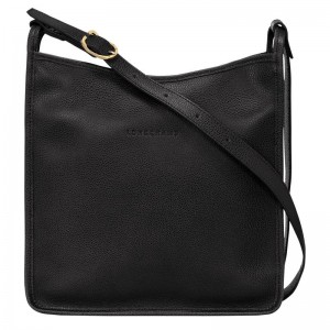 Bolsas Hombro Longchamp Le Foulonné M Mujer Negros | ZKDN-57198