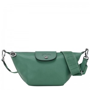 Bolsas Hombro Longchamp Le Pliage Xtra XS Hombre Verdes | SHFG-21567