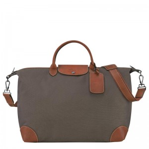 Bolsas de Viaje Longchamp Boxford S Mujer Marrom | ZOPE-06325