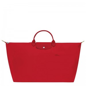 Bolsas de Viaje Longchamp Le Pliage Green M Mujer Rojos | LQFB-87196