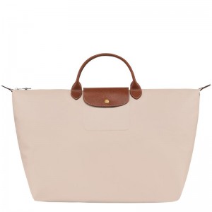 Bolsas de Viaje Longchamp Le Pliage Original S Mujer Blancos | NOHA-13860