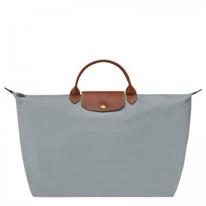 Bolsas de Viaje Longchamp Le Pliage Original S Mujer Grises | AWYH-98720