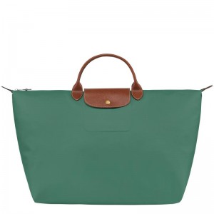 Bolsas de Viaje Longchamp Le Pliage Original S Hombre Verdes | XYKL-51304