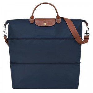 Bolsas de Viaje Longchamp Le Pliage Original expandable Hombre Azul Marino | EJVR-86103