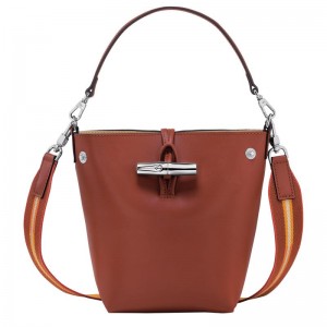 Bolso Saco Longchamp Roseau XS Mujer Marrom | WKYP-17085