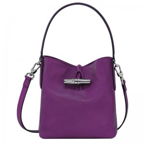 Bolso Saco Longchamp Roseau XS Mujer Morados | JZKY-42109