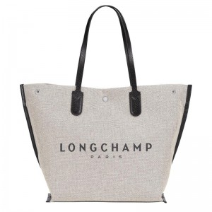 Bolso Tote Longchamp Essential L Mujer Blancos | CTJB-76498