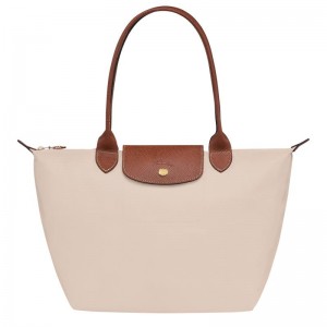 Bolso Tote Longchamp Le Pliage Original M Mujer Blancos | ZOXM-18794