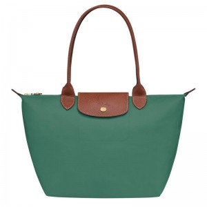 Bolso Tote Longchamp Le Pliage Original M Mujer Verdes | CWFO-54986