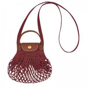 Mesh Bag Longchamp Le Pliage Filet XS Mujer Marrom | CMPW-04258