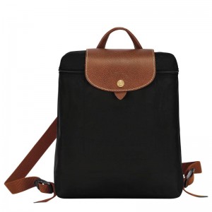 Mochilas Longchamp Le Pliage Original M Mujer Negros | XEJF-48051