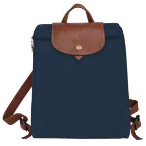 Mochilas Longchamp Le Pliage Original M Hombre Azul Marino | XSVJ-37265