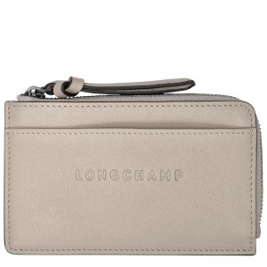 Tarjeteros Longchamp 3D Hombre Grises | EOFH-08356