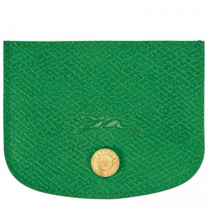 Tarjeteros Longchamp Épure Mujer Verdes | EZYO-47302