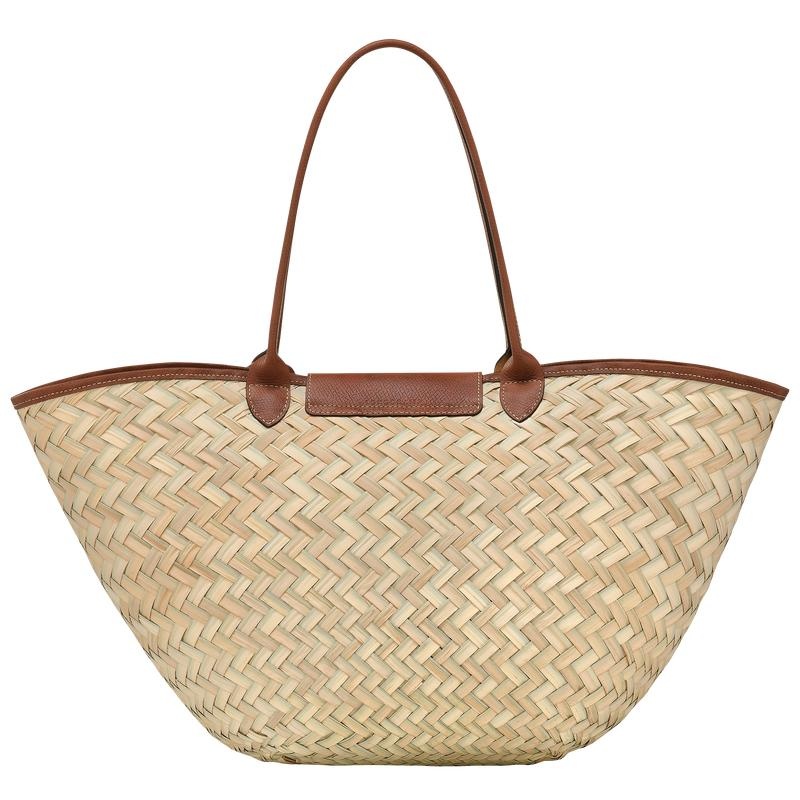 Basket Bag Longchamp Le Panier Pliage XL Mujer Marrom | IJHD-34810