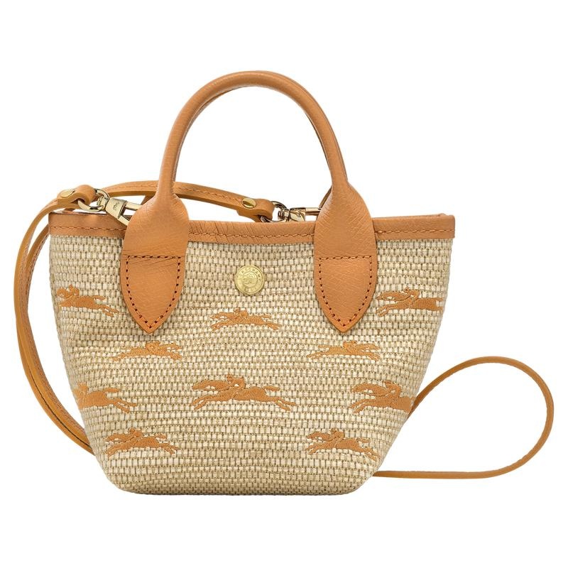 Basket Bag Longchamp Le Panier Pliage XS Mujer Albaricoque Naranjas | NGUP-53104