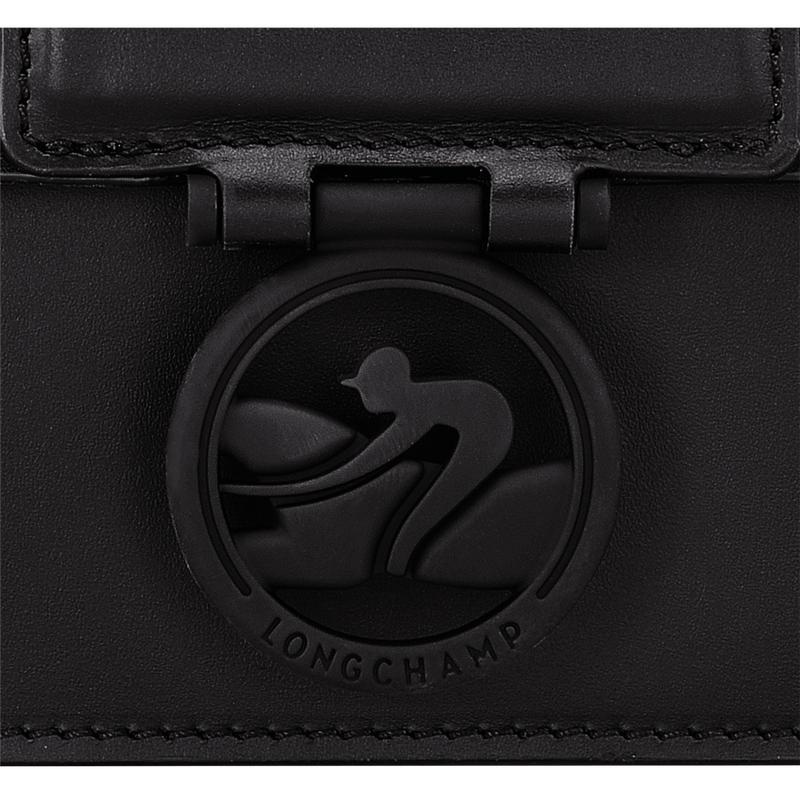 Bolsa De Hombro Longchamp Box-Trot M Shoulder bag Mujer Negros | ZNKE-14673