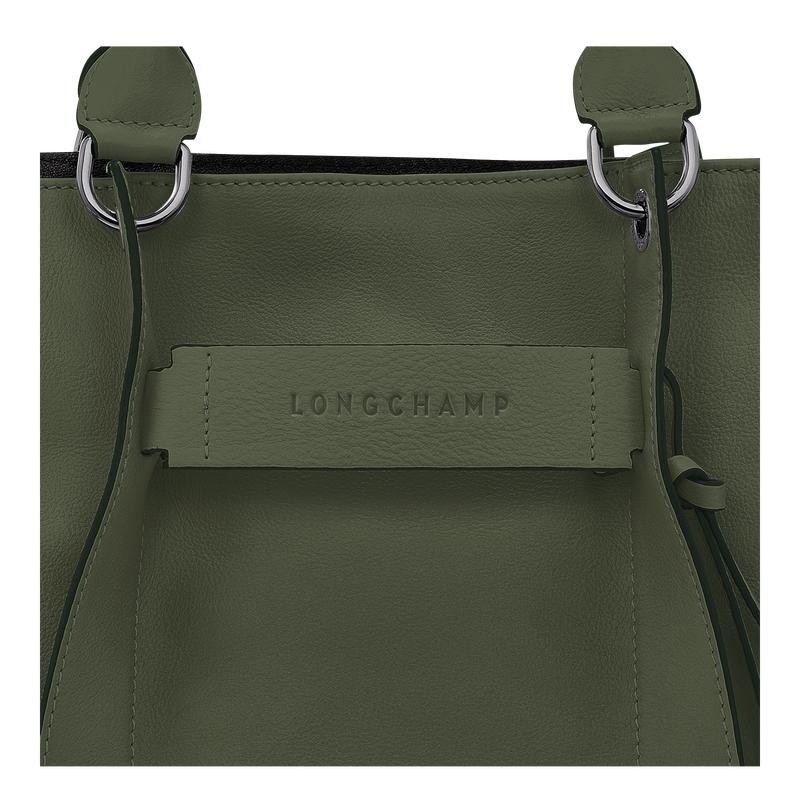 Bolsa de Mano Longchamp 3D L Mujer Kaki | MNTF-91624