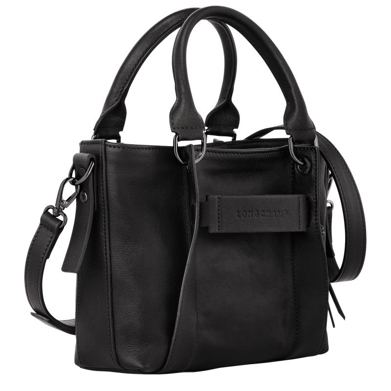 Bolsa de Mano Longchamp 3D S Mujer Negros | PIKT-02936