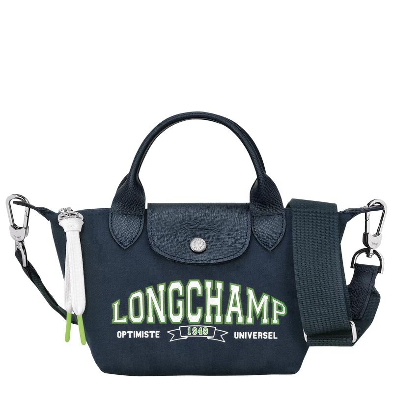 Bolsa de Mano Longchamp Le Pliage Colección XS Mujer Azul Marino | SDTN-23096