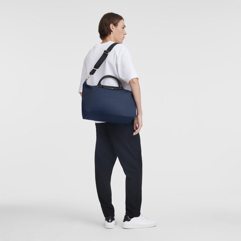 Bolsa de Mano Longchamp Le Pliage Energy XL Mujer Azul Marino | VABO-96374