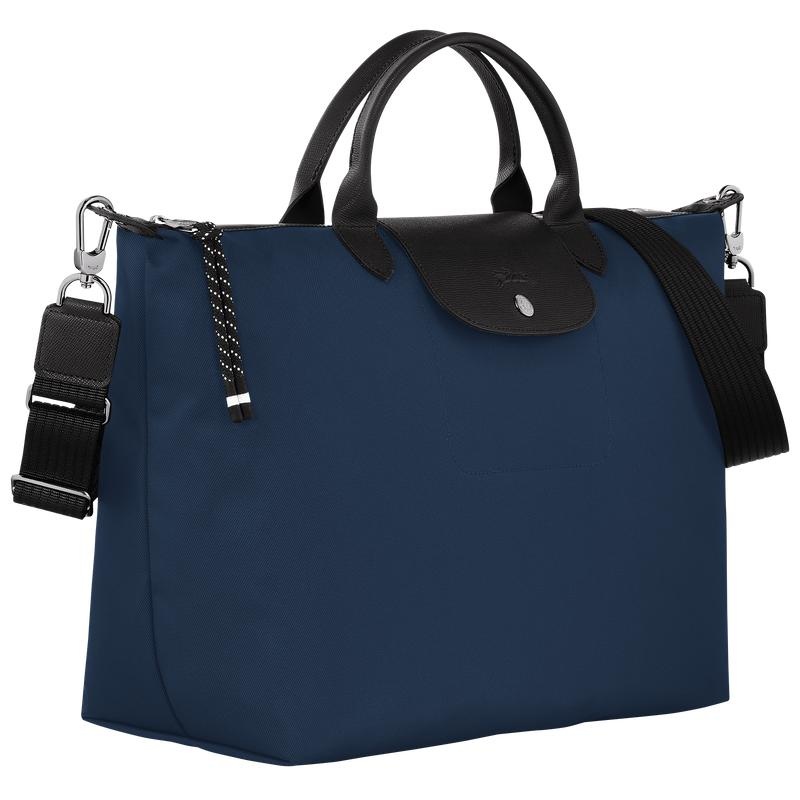 Bolsa de Mano Longchamp Le Pliage Energy XL Mujer Azul Marino | VABO-96374