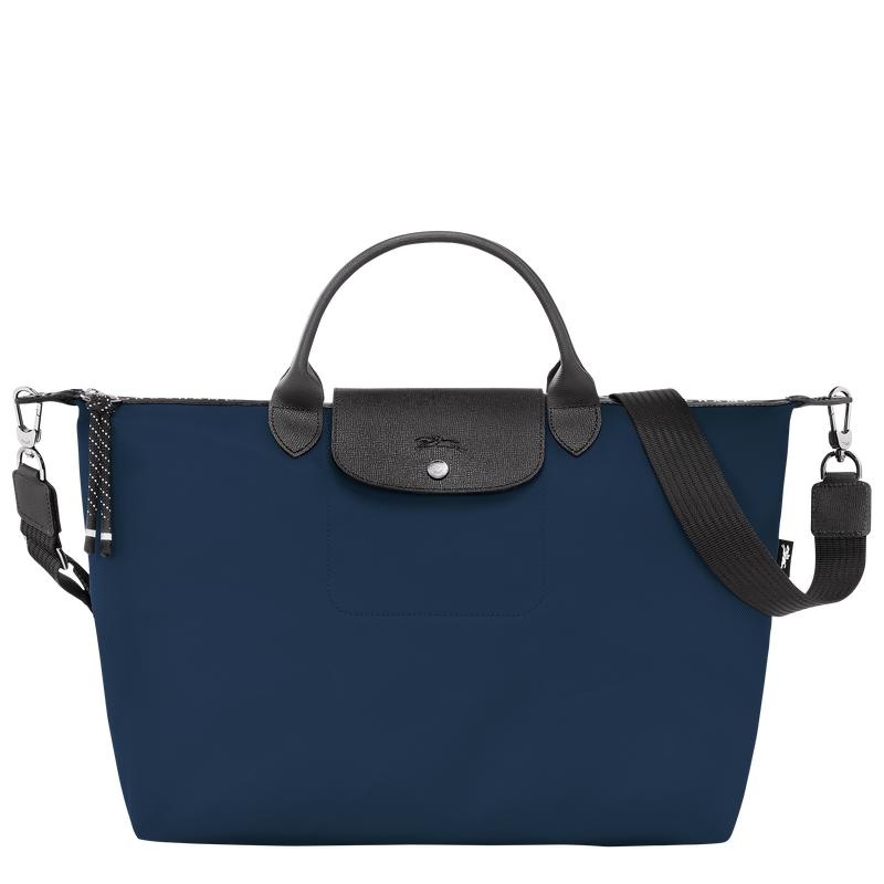 Bolsa de Mano Longchamp Le Pliage Energy XL Mujer Azul Marino | VABO-96374