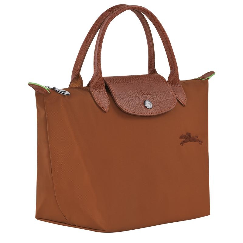 Bolsa de Mano Longchamp Le Pliage Green S Mujer Marrom | FAZQ-54160