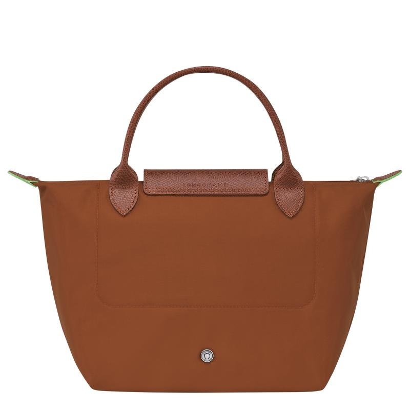 Bolsa de Mano Longchamp Le Pliage Green S Mujer Marrom | FAZQ-54160