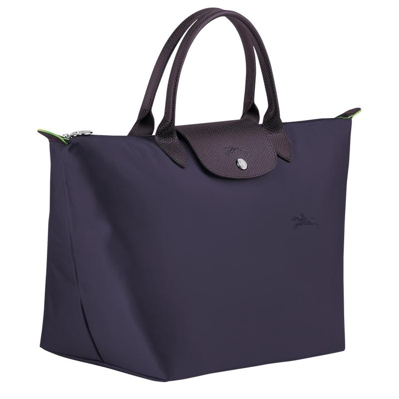 Bolsa de Mano Longchamp Le Pliage Green M Mujer Morados | PSQR-31692