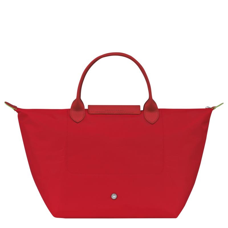 Bolsa de Mano Longchamp Le Pliage Green M Mujer Rojos | ODLE-31842