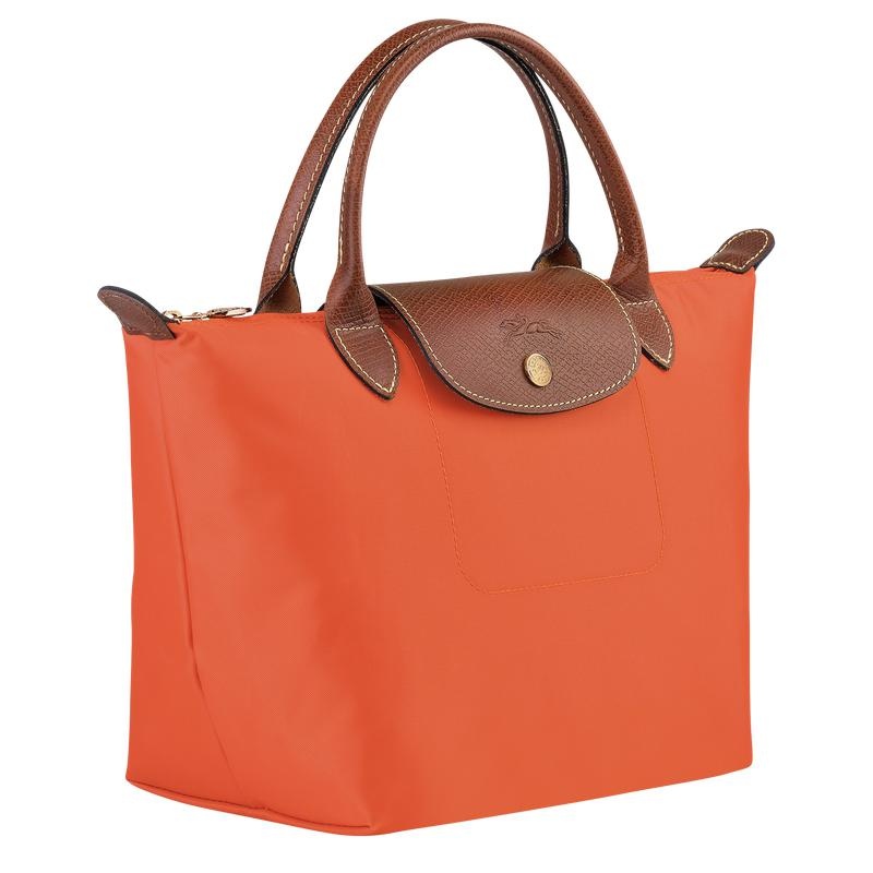 Bolsa de Mano Longchamp Le Pliage Original S Mujer Naranjas | TZDC-38704