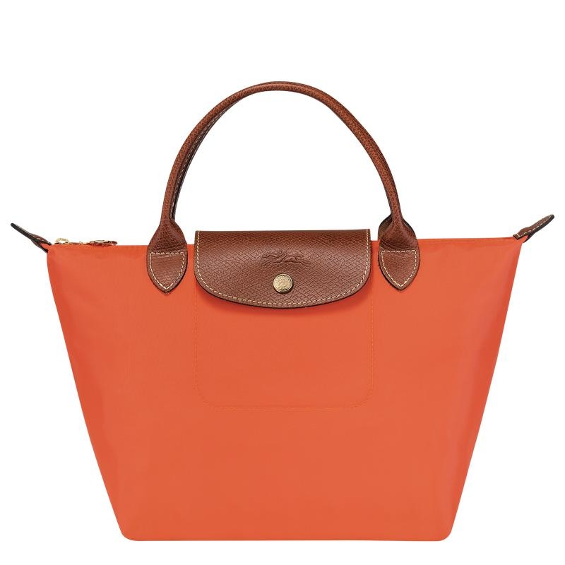 Bolsa de Mano Longchamp Le Pliage Original S Mujer Naranjas | TZDC-38704