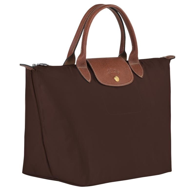 Bolsa de Mano Longchamp Le Pliage Original M Mujer Marrom | WKOG-31297