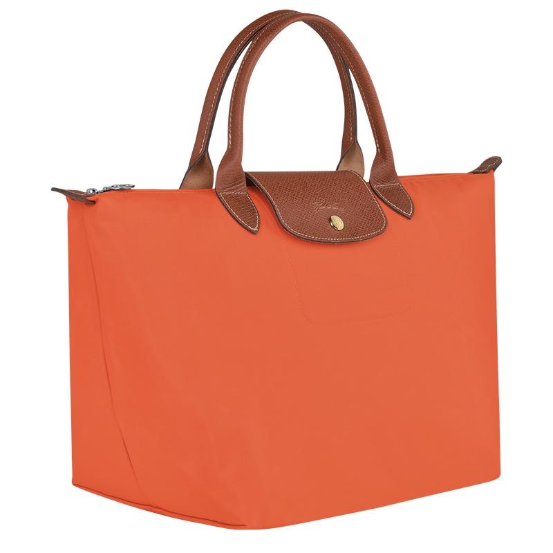 Bolsa de Mano Longchamp Le Pliage Original M Mujer Naranjas | CPLG-94725