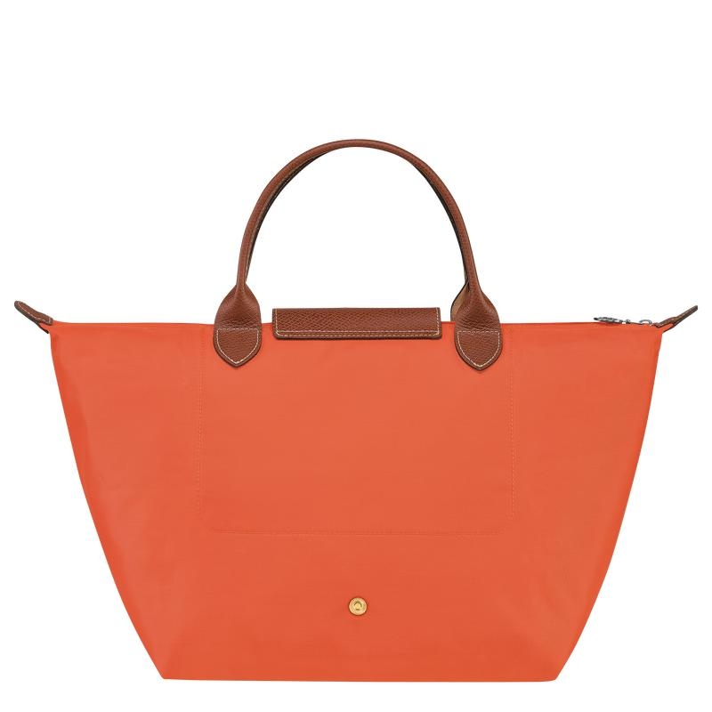 Bolsa de Mano Longchamp Le Pliage Original M Mujer Naranjas | CPLG-94725