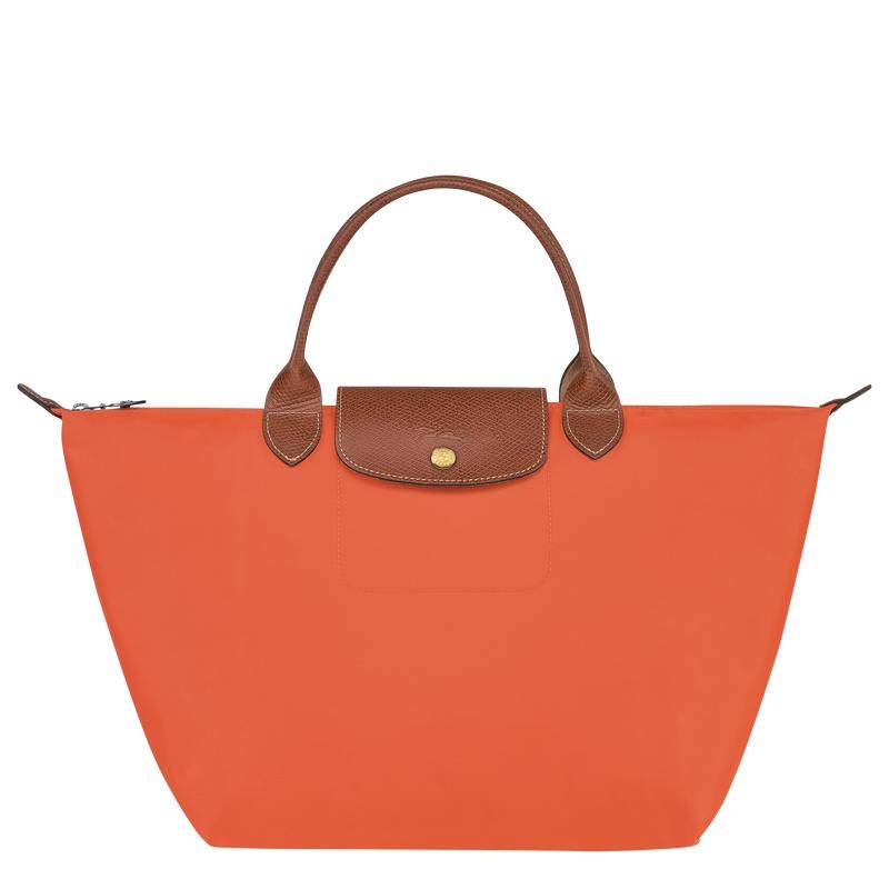 Bolsa de Mano Longchamp Le Pliage Original M Mujer Naranjas | CPLG-94725