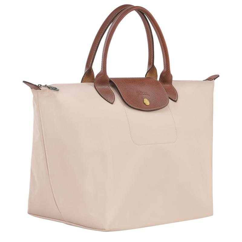 Bolsa de Mano Longchamp Le Pliage Original M Mujer Blancos | DHWG-65073