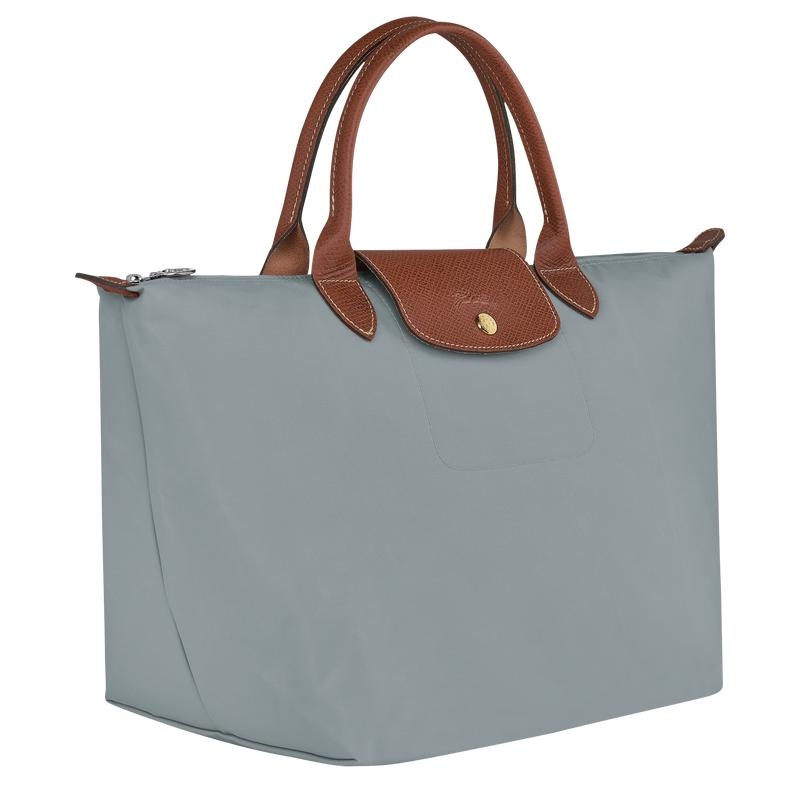 Bolsa de Mano Longchamp Le Pliage Original M Mujer Grises | WRCY-75219