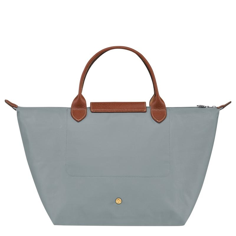 Bolsa de Mano Longchamp Le Pliage Original M Mujer Grises | WRCY-75219