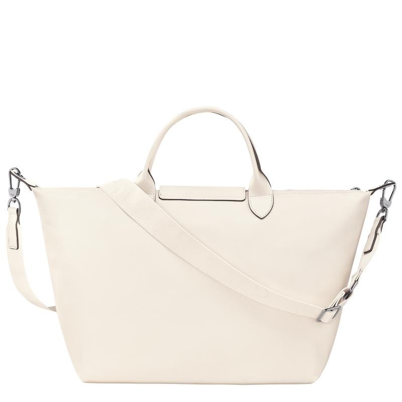 Bolsa de Mano Longchamp Le Pliage Xtra L Mujer Blancos | THVX-90678