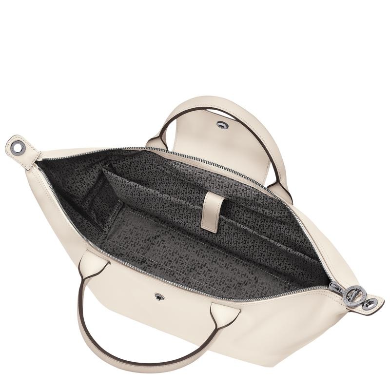 Bolsa de Mano Longchamp Le Pliage Xtra L Mujer Blancos | THVX-90678