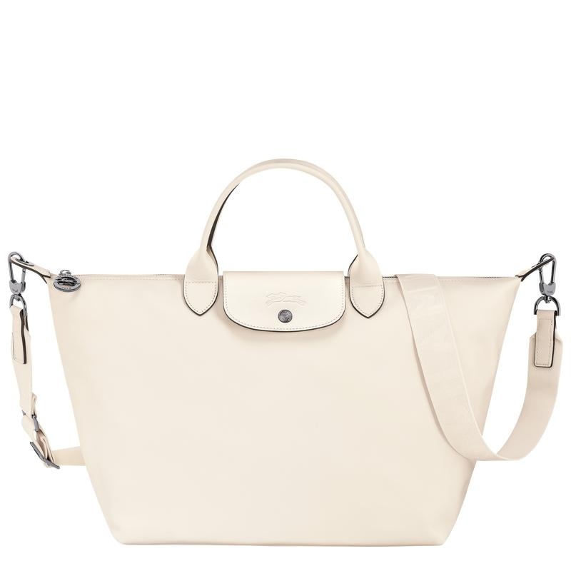 Bolsa de Mano Longchamp Le Pliage Xtra L Mujer Blancos | THVX-90678