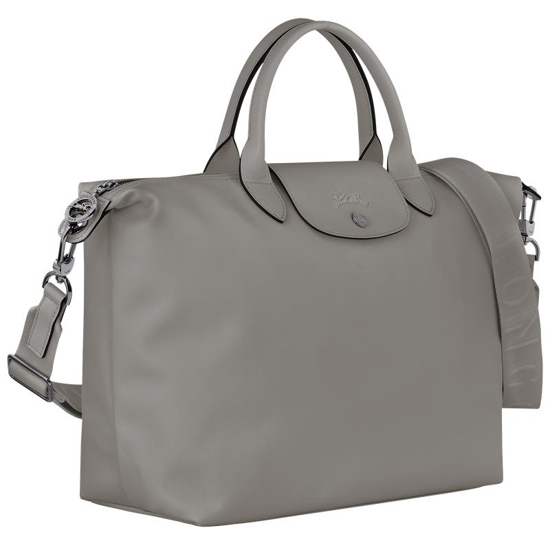 Bolsa de Mano Longchamp Le Pliage Xtra L Mujer Grises | TWVI-65031