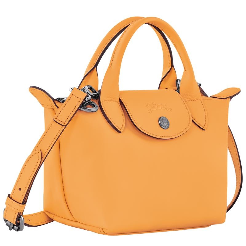 Bolsa de Mano Longchamp Le Pliage Xtra XS Mujer Albaricoque Naranjas | JHTE-48736