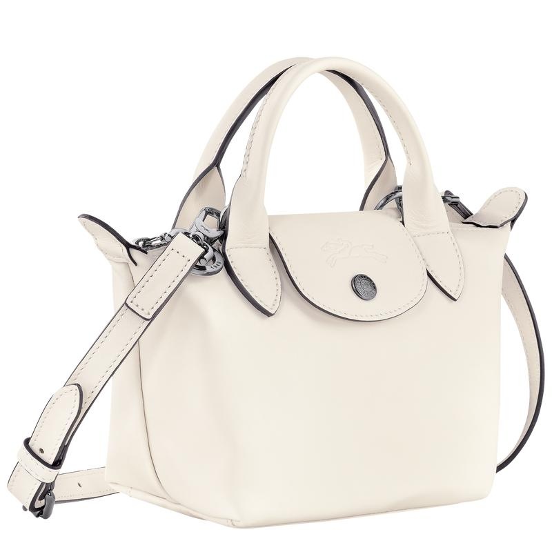 Bolsa de Mano Longchamp Le Pliage Xtra XS Mujer Blancos | DYKI-35076