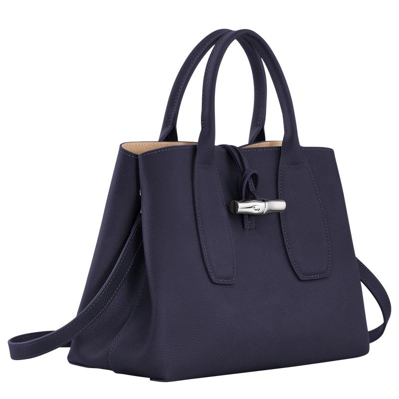 Bolsa de Mano Longchamp Roseau M Mujer Morados | ODZR-61507