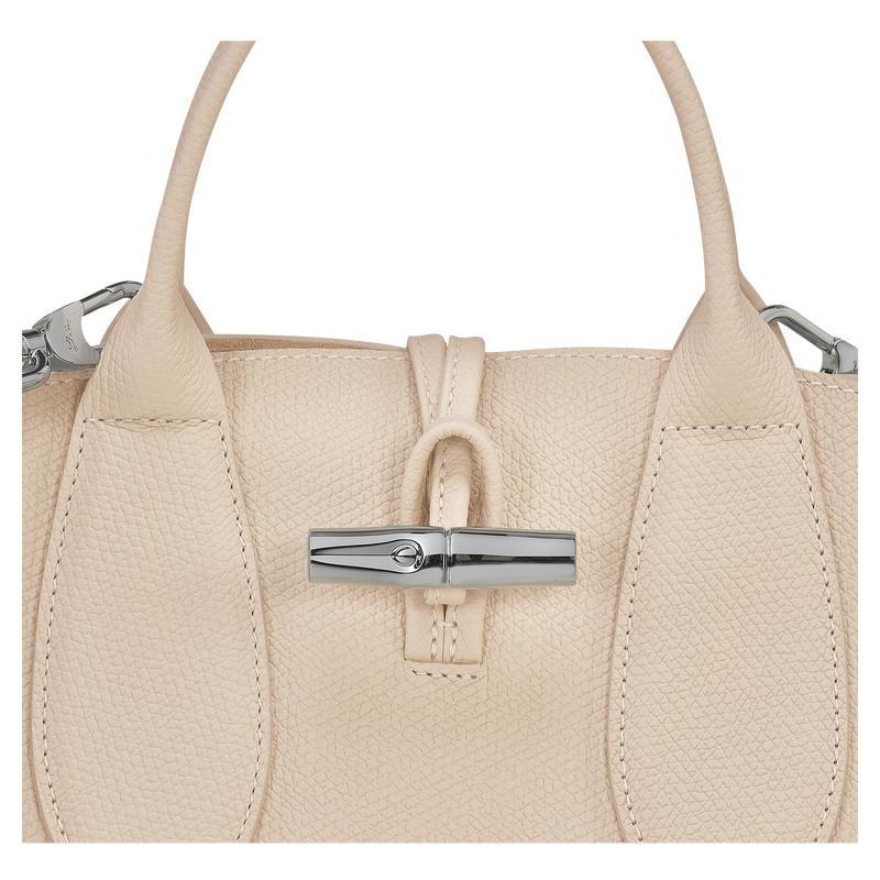 Bolsa de Mano Longchamp Roseau S Mujer Blancos | YLUX-92638